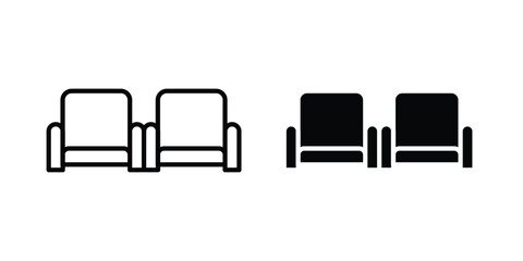 Seats icon vector design and illustration. © nancy