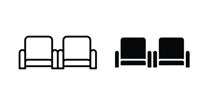 Seats icon vector design and illustration.