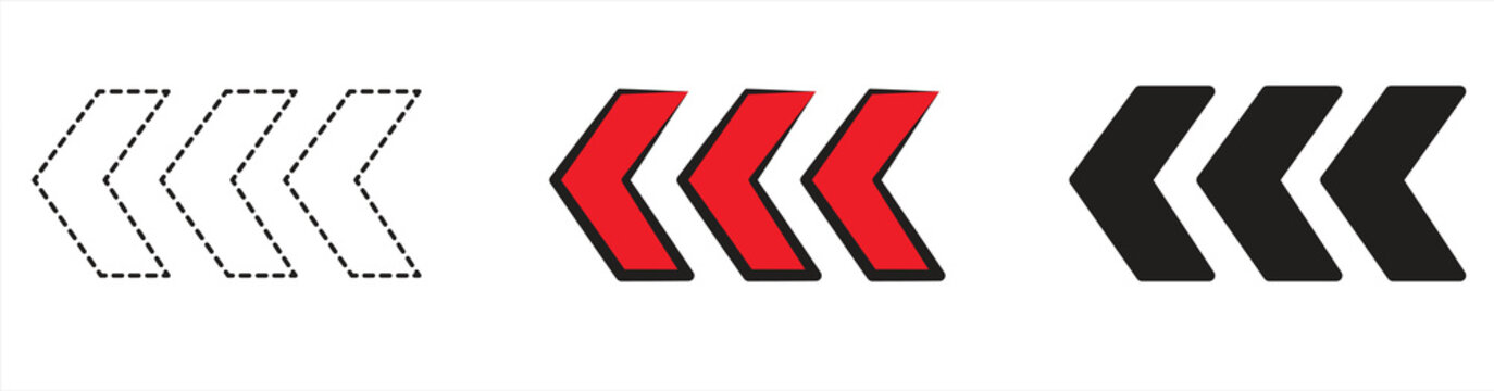 Stylish sliding arrow symbol, suitable for websites, logos, apps, templates, and UI designs. Vector illustration.

