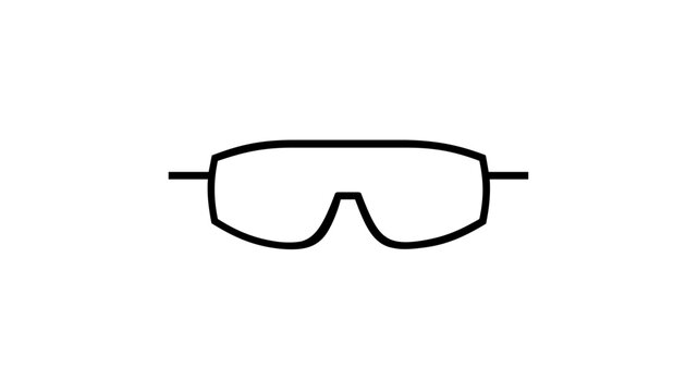 Premium optical eyewear vector icon illustration showcasing specialized visual correction glasses frames for optometry health care applications minimalist graphic resources and vision support designs.