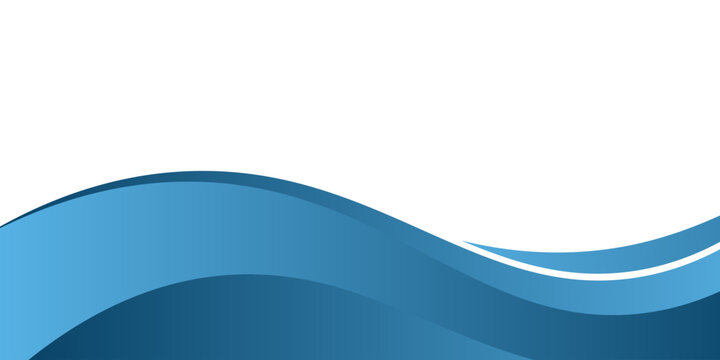 Blue curve line vector background overlap layer paper on white space for text and message design, modern design