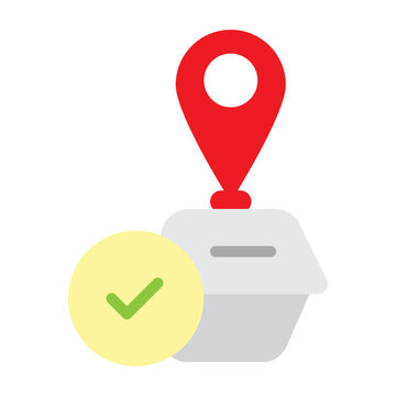 Tamper Evident Vector Flat Icon Design