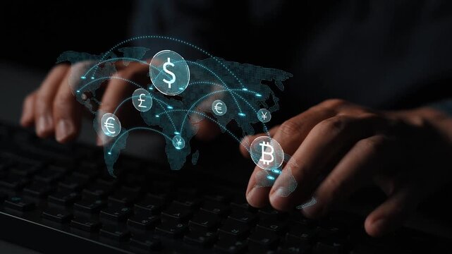Global currency exchange enables seamless money transfer through currency, exchange, and global systems for decentralized international financial connection Marrow
