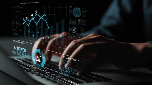 AI-driven manufacturing boosts industrial automation through IoT, cloud, and data analytics. Manufacturing process and factory output are optimized with smart feedback and AI. Marrow