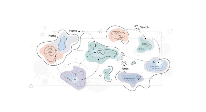 Cells Biology Microscopic Structure Illustration.