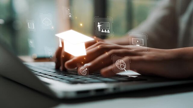 Online learning system combining digital education, e-learning, and virtual classroom to enhance learning, assessment, and global knowledge sharing. Marrow