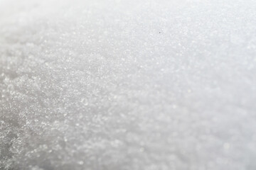 Obraz premium Macro Shot of Fresh Snowflakes Highlighting Delicate Winter Ice Crystals and Natural Cold Texture