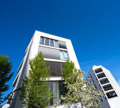 Modernes Neubauhaus in Deutschland