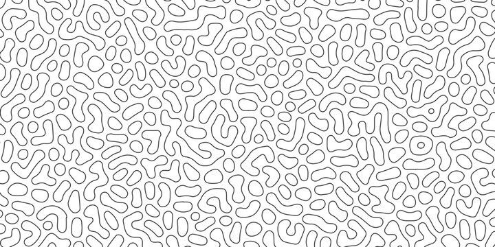 Abstract truing organic wallpaper Turing reaction diffusion monochrome seamless pattern with chaotic motion. Turing reaction diffusion monochrome seamless pattern with chaotic motion.
