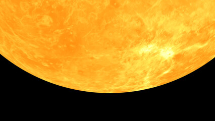Venus planet and space. 3d illustration © Wublie