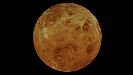 Venus planet and space. 3d illustration © Wublie
