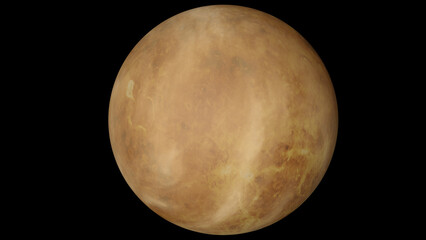 Venus planet and space. 3d illustration © Wublie