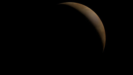 Venus planet and space. 3d illustration © Wublie