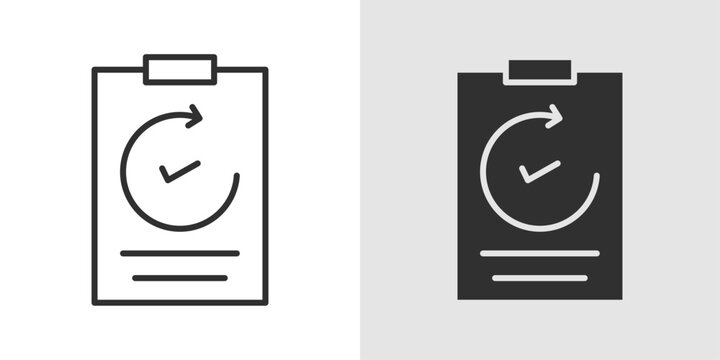 Recovery Plan Icon representing structured strategies for healing, rehabilitation, and progress tracking after illness, injury, or setbacks to restore health and well being.