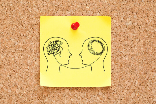 Brain Fog Brain Rot Mental Health Concept