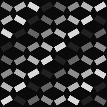 モノクロヘリンボーン柄シームレスパターン 矢羽根背景