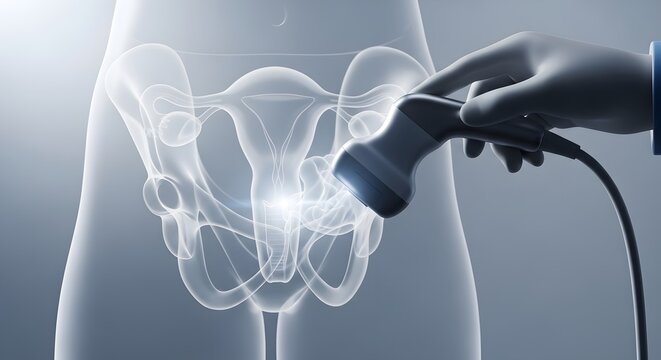 Gynecological Ultrasound Examination of Female Reproductive System