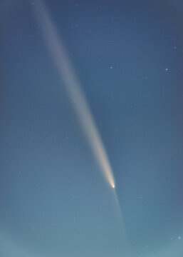 Interstellar Comet with Visible Coma, Tail and Antitail