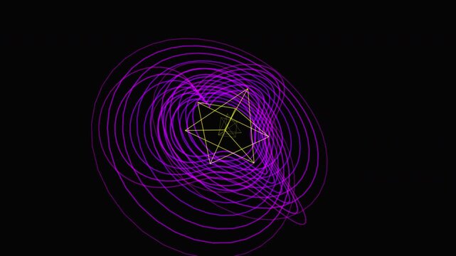 Premium 4K seamless loop of Sahasrara Crown Chakra Merkaba unfolding in recursive torus knots. Cinematic deep void transcendence ideal for VJ sets, trance festival visuals, and meditation backgrounds.