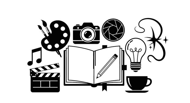 Creative writing and filmmaking concept tools.