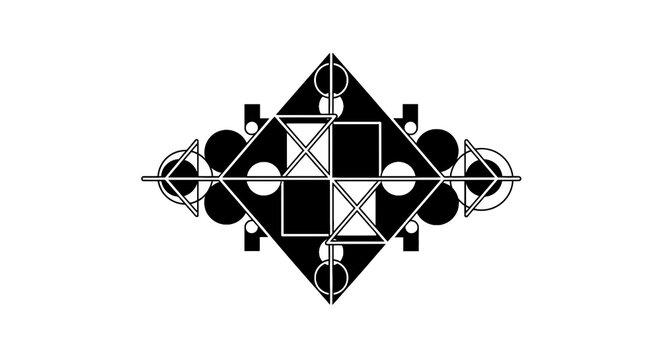 Geometric Pattern Design Element Shape.