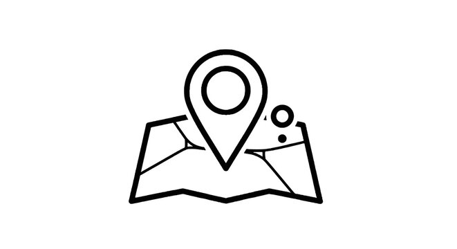 Map Location Pin Icon Design.