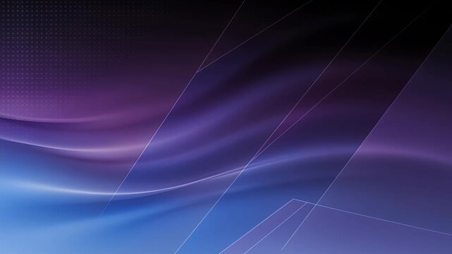 abstract blue purple wave background with light trails and gradient swoosh