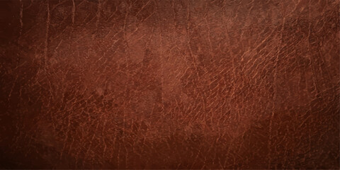 Fototapeta premium A close-up photograph displays the rich texture of luxurious leather, a symphony of organic details and warm tones, revealing the history of leather craftsmanship.