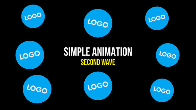 8 simple logo and any element intro animations, clean, customizable, easy to use