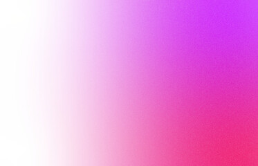Abstract vibrant pink magenta and purple grainy gradient background texture with a soft white light fade effect for modern graphic design and digital art projects. © THIBNH