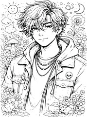 Adobe Illustrator Artwork Jake frout lineart © Gourango