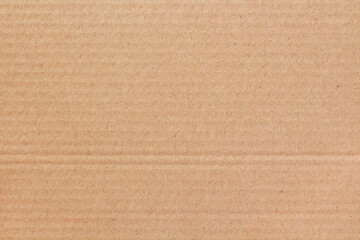 Fototapeta premium Cardboard sheet texture background, detail of recycle brown paper box pattern.