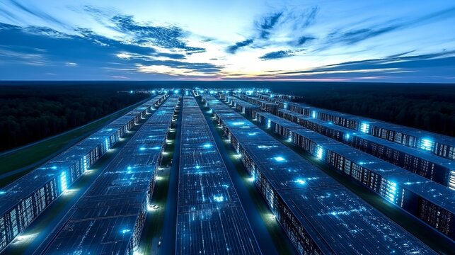 Futuristic Data Processing Center with Quantum Computing Capabilities in an Azure Cloud Environment