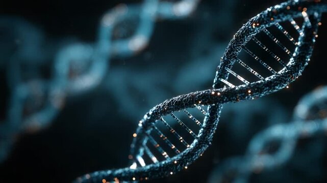 A Close-Up Exploration of DNA Structure and Helical Forms: Understanding the Underlying Genetic Blueprint through Stunning 3D Visualization Techniques