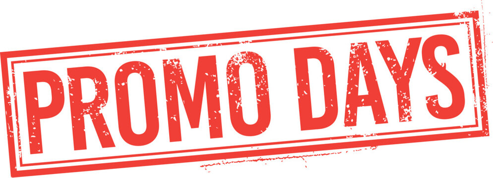 Promo Days Vector Rubber Stamp