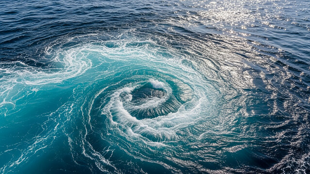 海の渦巻き