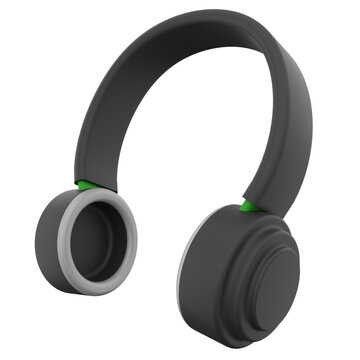Binaural Headphones 3D Icon