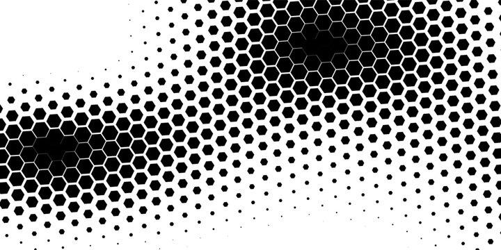 Fading triangle halftone texture gradient pattern. Abstract diagonal geometric background.