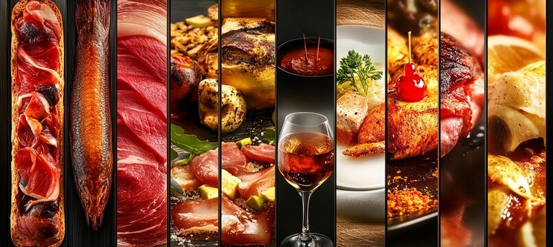 Indulge in a Gourmet Dining Experience Exquisite Freshly Cooked Dishes and Visual Delights Await
