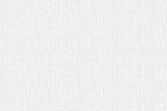 Seamless White Fabric Texture Background with Clean Linen Weave Pattern, High-Resolution Natural Cotton Canvas Textile for Professional Mockups and Digital Art Design