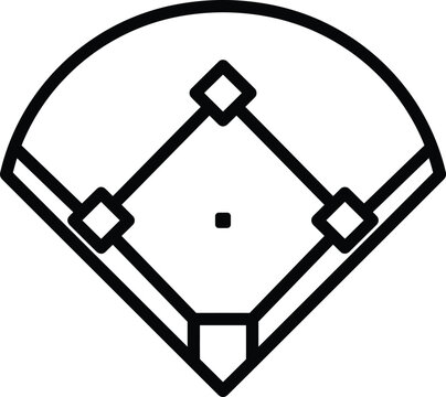 Baseball Diamond Sport Symbol

