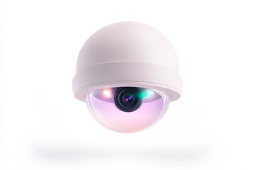 Fototapeta premium Modern security camera surveillance concept for home and business protection