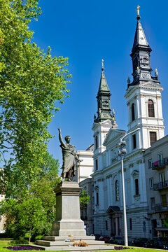 Monument to sandor petofi in budapest hungary