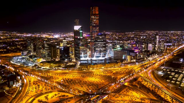 Riyadh Towers Aerial View