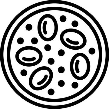 Hyperglycemia thin line icon. Low blood sugar. Thin line icon. Diabetes symptom. 
