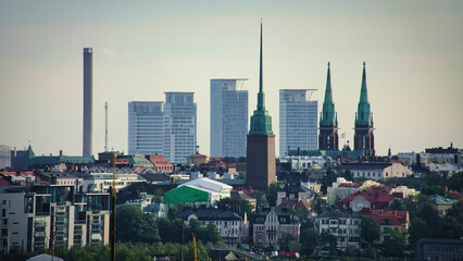 Blick über einen Teil der Skyline von Helsinki, Finnland am 03. September 2025 © joerghartmannphoto