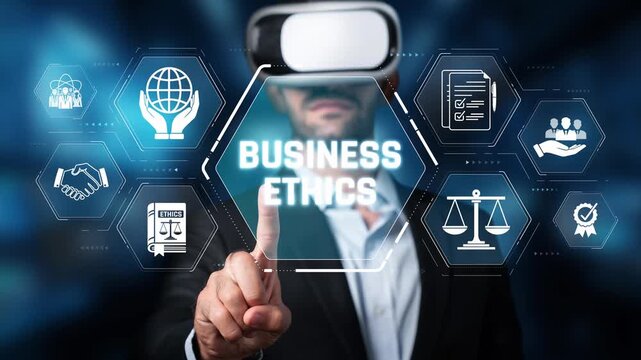 Business Ethics in the Digital Age: Exploring Responsibility and Integrity Through Virtual Reality Technologies and Digital Interfaces for Corporate Success Sigmoid
