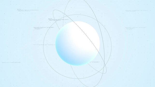 Modern abstract coding animation background