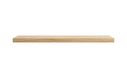 Minimalist oak wood floating wall shelf