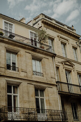 Obraz premium Historische Architektur in Biarritz an der französischen Atlantikküste mit elegantem Stadtbild